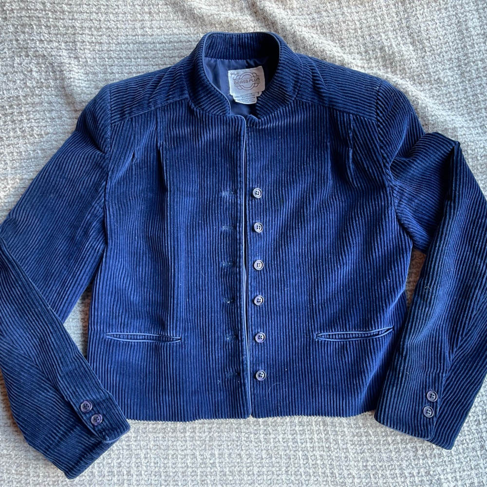 Navy corduroy jacket